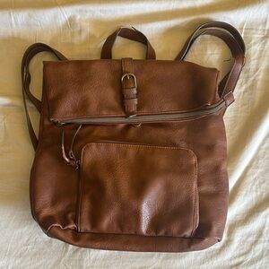 Sonoma Faux Leather Backpack / Purse